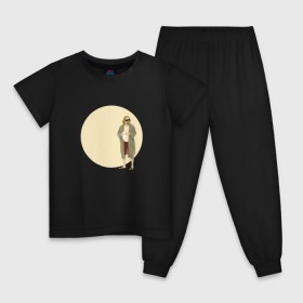 Детская пижама хлопок с принтом Большой Лебовски в Тюмени, 100% хлопок |  брюки и футболка прямого кроя, без карманов, на брюках мягкая резинка на поясе и по низу штанин
 | the big lebowski | большой лебовски | джефф бриджес