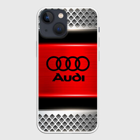Чехол для iPhone 13 mini с принтом AUDI в Тюмени,  |  | audi | auto | automobile | car | carbon | machine | motor | motor car | sport car | автомашина | бренд | легковой автомобиль | марка | спортивный автомобиль | тачка