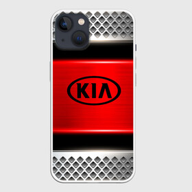 Чехол для iPhone 13 с принтом KIA в Тюмени,  |  | Тематика изображения на принте: auto | automobile | car | carbon | kia | machine | motor | motor car | sport car | автомашина | бренд | легковой автомобиль | марка | спортивный автомобиль | тачка