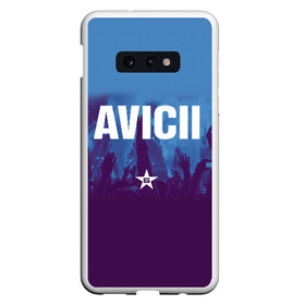 Чехол для Samsung S10E с принтом Avicii в Тюмени, Силикон | Область печати: задняя сторона чехла, без боковых панелей | Тематика изображения на принте: 