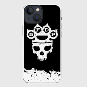 Чехол для iPhone 13 mini с принтом Five Finger Death Punch в Тюмени,  |  | 5fdp | alternative | ffdp | groove | metal | metall | rock | альтернатива | грув | группа | метал | рок | череп