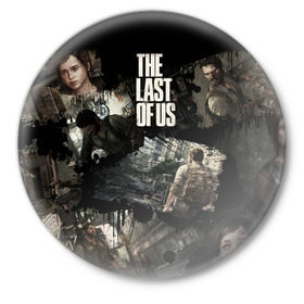 Значок с принтом The Last of Us_9 в Тюмени,  металл | круглая форма, металлическая застежка в виде булавки | Тематика изображения на принте: the last of us | гриб | грибы | джоэл | кордицепс | пиратs | элли