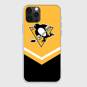 Чехол для iPhone 12 Pro с принтом Pittsburgh Penguins (Форма 1) в Тюмени, силикон | область печати: задняя сторона чехла, без боковых панелей | питтсбург пингвинз