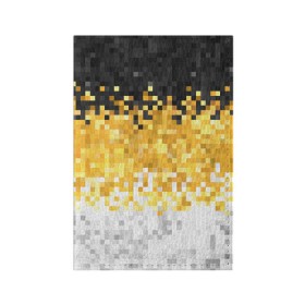 Обложка для паспорта матовая кожа с принтом 1858 Имперский флаг пикселами в Тюмени, натуральная матовая кожа | размер 19,3 х 13,7 см; прозрачные пластиковые крепления | camouflage fabric suprime military | военный триколор россии | камуфляж имперский флаг россии | камуфляжный | текстура вежливых | черно желто белый