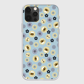 Чехол для iPhone 12 Pro Max с принтом Пчелки в Тюмени, Силикон |  | Тематика изображения на принте: пчелки | пчелы | цветы
