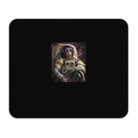 Коврик прямоугольный с принтом Space Monkey в Тюмени, натуральный каучук | размер 230 х 185 мм; запечатка лицевой стороны | Тематика изображения на принте: 