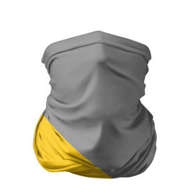 Бандана-труба 3D с принтом Серый, желтый, белый-идеальное сочетание! в Тюмени, 100% полиэстер, ткань с особыми свойствами — Activecool | плотность 150‒180 г/м2; хорошо тянется, но сохраняет форму | 