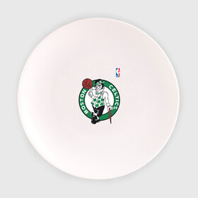 Тарелка с принтом Boston celtics в Тюмени, фарфор | диаметр - 210 мм
диаметр для нанесения принта - 120 мм | boston celtics | nba | баскетбол | бостон селтикс