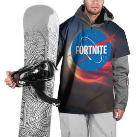Накидка на куртку 3D с принтом Fortnite в Тюмени, 100% полиэстер |  | Тематика изображения на принте: battle royale | fortnite | lama | space | батл рояль | космос | лама | фортнайт