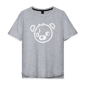 Мужская футболка хлопок Oversize с принтом Cuddle Bear в Тюмени, 100% хлопок | свободный крой, круглый ворот, “спинка” длиннее передней части | battle royale | fortnite | lama | батл рояль | лама | медведь | фортнайт