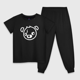 Детская пижама хлопок с принтом Cuddle Bear в Тюмени, 100% хлопок |  брюки и футболка прямого кроя, без карманов, на брюках мягкая резинка на поясе и по низу штанин
 | battle royale | fortnite | lama | батл рояль | лама | медведь | фортнайт