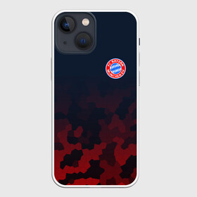 Чехол для iPhone 13 mini с принтом BAYERN MUNCHEN SPORT в Тюмени,  |  | bayern | bayern munchen | fc | fc bayern | football | football club | sport | бавария | спорт | спортивные | униформа | фирменные цвета | фк | футбол | футбольный клуб