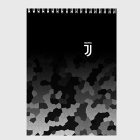 Скетчбук с принтом JUVENTUS SPORT в Тюмени, 100% бумага
 | 48 листов, плотность листов — 100 г/м2, плотность картонной обложки — 250 г/м2. Листы скреплены сверху удобной пружинной спиралью | fc | football | fotball club | juventus | sport | спорт | спортивные | униформа | фирменные цвета | фк | футбол | футбольный клуб | ювентус