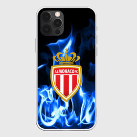 Чехол для iPhone 12 Pro Max с принтом MONACO в Тюмени, Силикон |  | fc | football | footer | monaco | soccer | socker | sport | монако | огонь | пламя | спорт | футбол | футбольный клуб