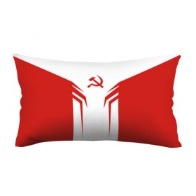 Подушка 3D антистресс с принтом СССР в Тюмени, наволочка — 100% полиэстер, наполнитель — вспененный полистирол | состоит из подушки и наволочки на молнии | ussr | герб | серп и молот | советский | ссср