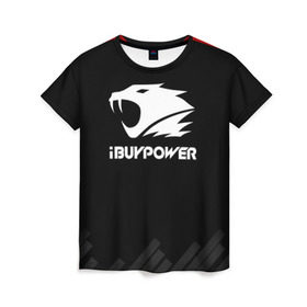 Женская футболка 3D с принтом iBuyPower | The Form в Тюмени, 100% полиэфир ( синтетическое хлопкоподобное полотно) | прямой крой, круглый вырез горловины, длина до линии бедер | 0x000000123 | csgo | ibuypower | ксго