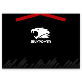 Поздравительная открытка с принтом iBuyPower | The Form в Тюмени, 100% бумага | плотность бумаги 280 г/м2, матовая, на обратной стороне линовка и место для марки
 | 0x000000123 | csgo | ibuypower | ксго