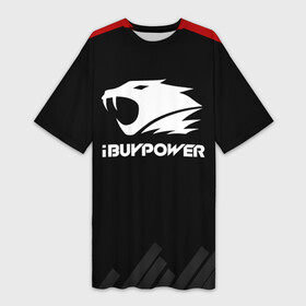 Платье-футболка 3D с принтом iBuyPower | The Form в Тюмени,  |  | 0x000000123 | csgo | ibuypower | ксго