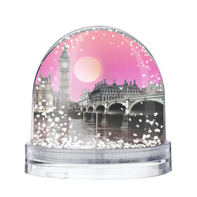 Снежный шар с принтом UK в Тюмени, Пластик | Изображение внутри шара печатается на глянцевой фотобумаге с двух сторон | london | великобритания | лондон | пейзаж