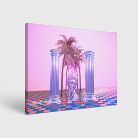 Холст прямоугольный с принтом ART в Тюмени, 100% ПВХ |  | 3d | cgi | digital art | music | retro | vaporwave | абстракция | вейпорвейв | геометрия | музыка | ретро