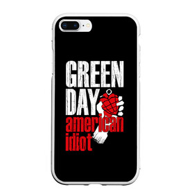 Чехол для iPhone 7Plus/8 Plus матовый с принтом Green Day American Idiot в Тюмени, Силикон | Область печати: задняя сторона чехла, без боковых панелей | green day | punk rock | билли джо армстронг | панк рок
