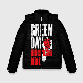 Зимняя куртка для мальчиков 3D с принтом Green Day American Idiot в Тюмени, ткань верха — 100% полиэстер; подклад — 100% полиэстер, утеплитель — 100% полиэстер | длина ниже бедра, удлиненная спинка, воротник стойка и отстегивающийся капюшон. Есть боковые карманы с листочкой на кнопках, утяжки по низу изделия и внутренний карман на молнии. 

Предусмотрены светоотражающий принт на спинке, радужный светоотражающий элемент на пуллере молнии и на резинке для утяжки | green day | punk rock | билли джо армстронг | панк рок