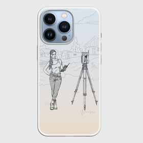 Чехол для iPhone 13 Pro с принтом Девушка с контроллером в Тюмени,  |  | surveyor | геодезист | геодезия | кадастр