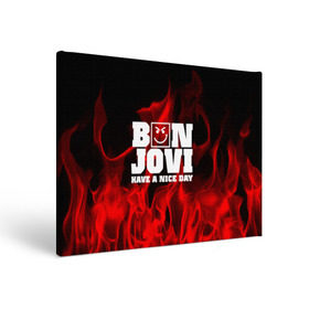 Холст прямоугольный с принтом BON JOVI в Тюмени, 100% ПВХ |  | bon jovi | альтернативный хип хоп | группа | инди поп | музыка | музыкальное произведение | ноты | регги | рок | синти поп