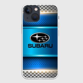 Чехол для iPhone 13 mini с принтом SUBARU sport collection в Тюмени,  |  | auto | automobile | car | carbon | machine | motor | motor car | sport car | subaru | автомашина | бренд | легковой автомобиль | марка | спортивный автомобиль | тачка