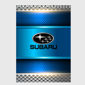 Скетчбук с принтом SUBARU sport collection в Тюмени, 100% бумага
 | 48 листов, плотность листов — 100 г/м2, плотность картонной обложки — 250 г/м2. Листы скреплены сверху удобной пружинной спиралью | auto | automobile | car | carbon | machine | motor | motor car | sport car | subaru | автомашина | бренд | легковой автомобиль | марка | спортивный автомобиль | тачка