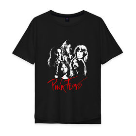 Мужская футболка хлопок Oversize с принтом Pink Floyd в Тюмени, 100% хлопок | свободный крой, круглый ворот, “спинка” длиннее передней части | pink floyd | pinkfloyd | арт | артрок | группа | дэвид гилмор | пинк флойд | пинкфлойд | прогрессивный | психоделический | рок | сид барретт | симфонический | спэйс | эйсид | экспериментальный