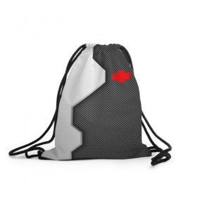 Рюкзак-мешок 3D с принтом Chevrolet sport uniform auto в Тюмени, 100% полиэстер | плотность ткани — 200 г/м2, размер — 35 х 45 см; лямки — толстые шнурки, застежка на шнуровке, без карманов и подкладки | 
