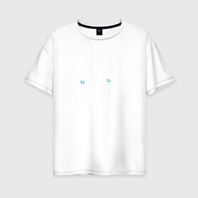 Женская футболка хлопок Oversize с принтом Ian Curtis в Тюмени, 100% хлопок | свободный крой, круглый ворот, спущенный рукав, длина до линии бедер
 | ian curtis | joy division | rock | unknown pleasures | иэн кёртис | рок