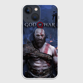 Чехол для iPhone 13 mini с принтом Кратос в Тюмени,  |  | atreus | god of war | god of war 4 | gow | kratos | ps4 | атрей | бог войны | гов | зы4 | кратос | левиафан | мальчик | мимир | мировой змей | пиратs | эксклюзив