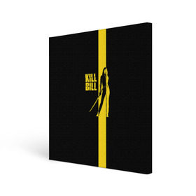 Холст квадратный с принтом Kill Bill в Тюмени, 100% ПВХ |  | Тематика изображения на принте: тарантино | ума турман