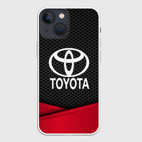 Чехол для iPhone 13 mini с принтом TOYOTA в Тюмени,  |  | auto | automobile | car | carbon | machine | motor | motor car | sport car | toyota | автомашина | бренд | легковой автомобиль | марка | спортивный автомобиль | тачка