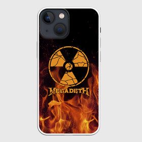 Чехол для iPhone 13 mini с принтом Megadeth в Тюмени,  |  | megadet | megadeth | группа | дирк вербурен | дэвид эллефсон | дэйв мастейн | кико лоурейро | мегадет | мегадетх | метал | рок | трэш | трэшметал | тяжелый | хард | хардрок | хеви | хевиметал