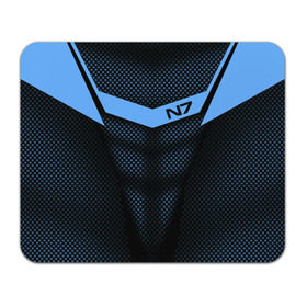 Коврик для мышки прямоугольный с принтом Mass Effect N7 в Тюмени, натуральный каучук | размер 230 х 185 мм; запечатка лицевой стороны | andromed | effect | n7 | альянс | ефект | игра | компьютерная | мас | масс | н7 | онлайн | программа | профессиональный военный код | сокрушитель n7 | фурия n7