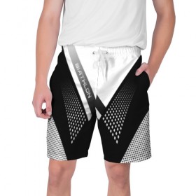 Мужские шорты 3D с принтом Биатлон в Тюмени,  полиэстер 100% | прямой крой, два кармана без застежек по бокам. Мягкая трикотажная резинка на поясе, внутри которой широкие завязки. Длина чуть выше колен | 