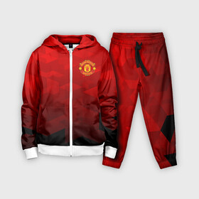 Детский костюм 3D с принтом F.C.M.U SPORT в Тюмени,  |  | fc | football | football club | manchester united | sport | манчестер юнайтед | спорт | спортивные | униформа | фирменные цвета | фк | футбол | футбольный клуб