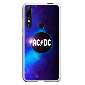 Чехол для Honor P Smart Z с принтом ACDC в Тюмени, Силикон | Область печати: задняя сторона чехла, без боковых панелей | Тематика изображения на принте: ac dc | acdc | acdc ас дс | асдс | метал | молния | музыка | музыканты | певцы