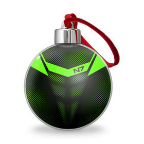Ёлочный шар с принтом Mass Effect N7 в Тюмени, Пластик | Диаметр: 77 мм | andromed | effect | n7 | альянс | ефект | игра | компьютерная | мас | масс | н7 | онлайн | программа | профессиональный военный код | сокрушитель n7 | фурия n7