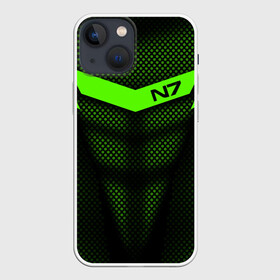 Чехол для iPhone 13 mini с принтом Mass Effect N7 в Тюмени,  |  | andromed | effect | n7 | альянс | ефект | игра | компьютерная | мас | масс | н7 | онлайн | программа | профессиональный военный код | сокрушитель n7 | фурия n7