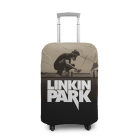 Чехол для чемодана 3D с принтом Linkin Park Meteora в Тюмени, 86% полиэфир, 14% спандекс | двустороннее нанесение принта, прорези для ручек и колес | benington | bennington | chester | hybrid | linkin | linking | meteora | mike | park | shinoda | theory | бенингтон | беннингтон | линкин | линкинг | майк | метеора | парк | рок | честер | шинода
