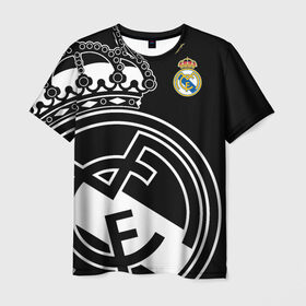 Мужская футболка 3D с принтом Real Madrid Exclusive в Тюмени, 100% полиэфир | прямой крой, круглый вырез горловины, длина до линии бедер | 2019 | мадрид | реал | форма | эксклюзив
