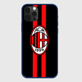 Чехол для iPhone 12 Pro с принтом AC Milan FC в Тюмени, силикон | область печати: задняя сторона чехла, без боковых панелей | football | italia | logo | milan | sport | италия | лого | милан | спорт | фк | футбол | футбольный клуб