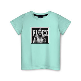 Детская футболка хлопок с принтом Post Malone - Go Flex в Тюмени, 100% хлопок | круглый вырез горловины, полуприлегающий силуэт, длина до линии бедер | Тематика изображения на принте: post malone | остин ричард пост