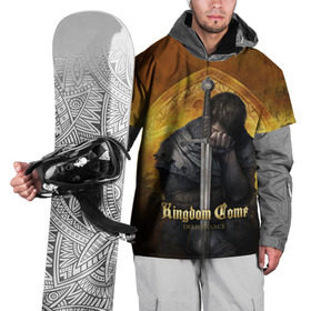 Накидка на куртку 3D с принтом Sad Henry в Тюмени, 100% полиэстер |  | kingdom come deliverance | knight | кингдам кам | король | рыцарь | средневековье | средние века