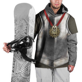 Накидка на куртку 3D с принтом Доспех рыцаря в Тюмени, 100% полиэстер |  | deliverance | kingdom come | kingdom come deliverance | knight | кингдам кам | король | рыцарь | средневековье | средние века