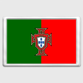 Магнит 45*70 с принтом Сборная Португалии флаг в Тюмени, Пластик | Размер: 78*52 мм; Размер печати: 70*45 | португалия | футбол